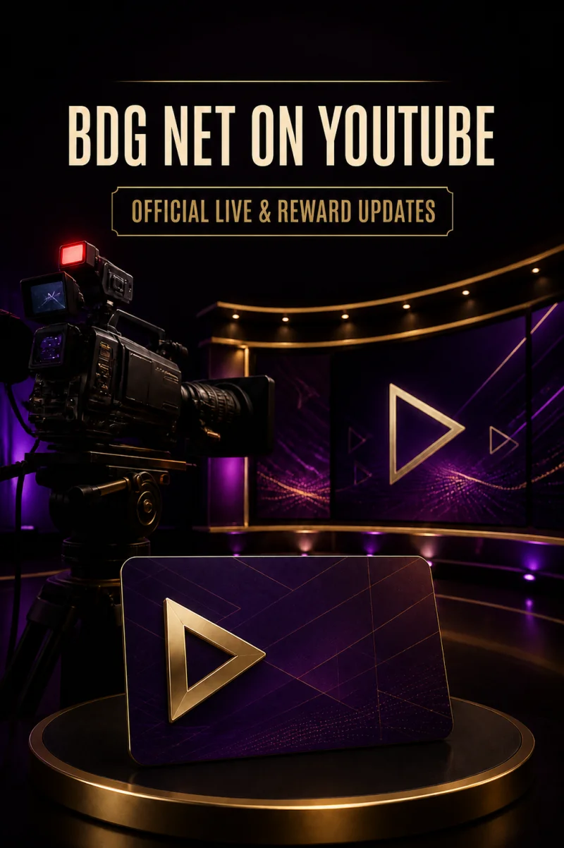 BDG NET YouTube broadcast artwork