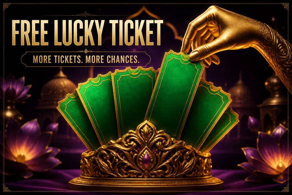 Free Lucky Ticket campaign artwork