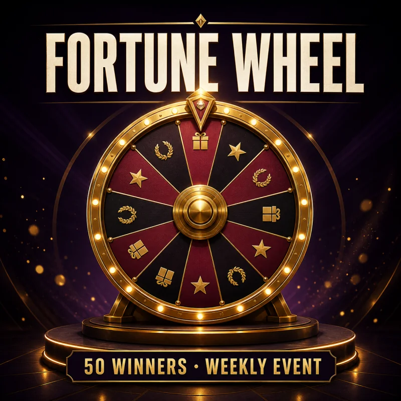 Fortune Wheel weekly event